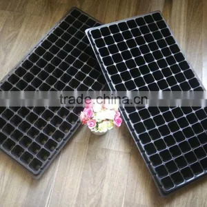 Biodegradable Plastic Seed Tray 128 Cell Nursery Tray thumbnail-1