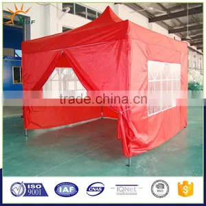 3*3m Pop up Folding Gazebo Sidewalls With Church Windows thumbnail-1