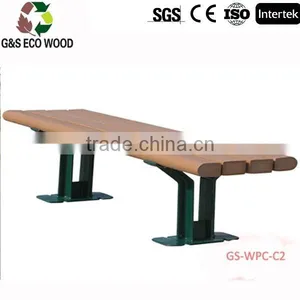 Manufactory Price!!wood Plastic Composite Garden Chair/wpc High Quality Chair/Waterproof Outdoor Park WPC Chair thumbnail-2