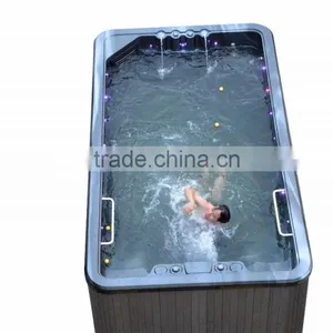 Manufacturer From China 4 Meters Garden Swimming Pool Spa Outdoor Swim Spa Pool thumbnail-1