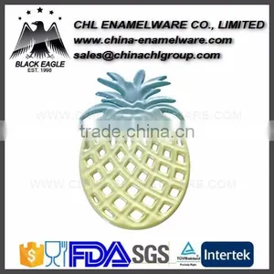 Customized Cast Iron Enameling Trivet With Sunflower thumbnail-2
