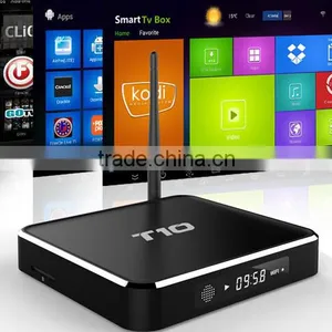 Original T10 Android 5.1 TV Box Bluetooth and Kodi 16.0 Dual Band Wifi T10 Smart tv Box Support OEM/OEM thumbnail-1