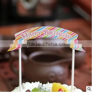 Popular Recycled Happy Birthday Cake Topper thumbnail-4