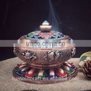 Wholesale Tibetan Style Portable Incense Burner thumbnail-3