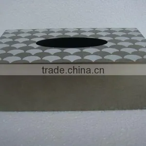 High Quality Best Selling Lacquer Rectangle Tissue Box thumbnail-1