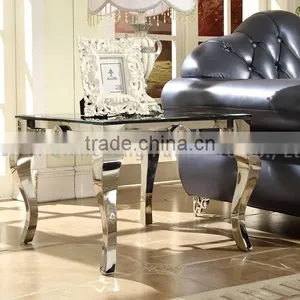 Luxury Sitainless Steel Side Table Sofa Table thumbnail-3