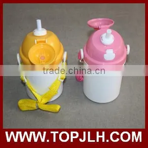 Sublimation Plastic Bottle for Promotion,kids School Water Bottle With Straps thumbnail-1