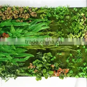 Home and Outdoor Decoration Synthetic Cheap Artificial Vertical Green Grass Wall E08 04B11 thumbnail-3