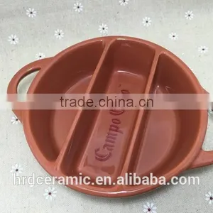 2015 High Quality Chinese Grids Plate Ceramic Meat Plate thumbnail-5