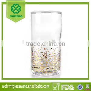 2017 HOT SALING DECAL STEMLESS WINE GLASS thumbnail-1