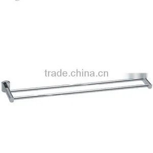STAINLESS STEEL BATHROOM POPULAR DESIGNED DOUBLE TOWEL BAR thumbnail-1