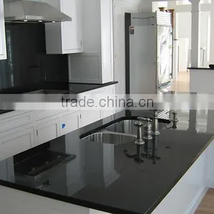 High Quality Pure Black Countertops & Kitchen Countertops On Sale With Low Price thumbnail-1