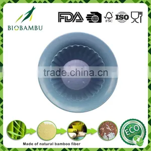 Natural Environmental Best Selling Items Bamboo Fiber Garden Flower Pot thumbnail-2