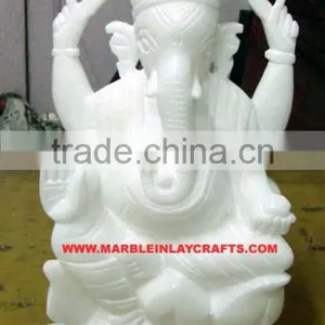 Ganesha Marble Statue thumbnail-1