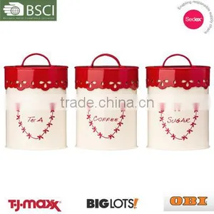 Airtight Seal With Handle Tea Coffee Sugar Canisters thumbnail-1