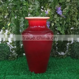 Public Place or Home Decoration Antique Tall Floor Fiberglass Vases thumbnail-1