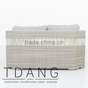 Sedona Wicker Bench Corner - Outdoor Poly Rattan Furniture thumbnail-4