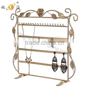 Metal Jewelry Display Stand Flower Earrings and Necklace Display thumbnail-1