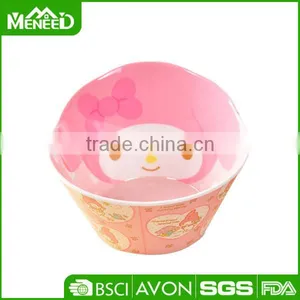 Cartoon Shape Little Girls Creative Shape Melamine Kawai Kids Lasagna Bowl thumbnail-1