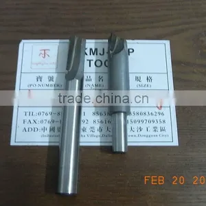 High Performance Long Blade Cleaning Bottom Straight Router Bit, Cnc Woodworking Endnmills thumbnail-1