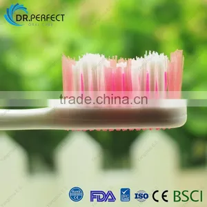 Soft Rubber Handle Toothbrush With Tongue Cleaner Teeth Care For People thumbnail-3