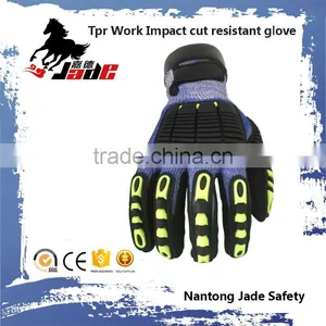TPR Gloves, Nitrile Sandy Finish Gloves,Impact Resistant TPR Glove thumbnail-3