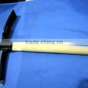 2.5kg Steel Pick Forged Pickaxe With Wooden Handle thumbnail-1