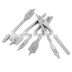 Wood Flat Drill Bit Set Metric 6mm-38mm Holes Woodworking Boring Tool Hex Shank thumbnail-4