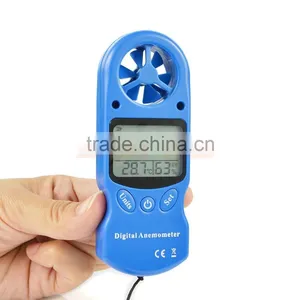 Mini Digital LCD Wind Speed Gauge Temperature Meter Anemometer Thermometer New thumbnail-4