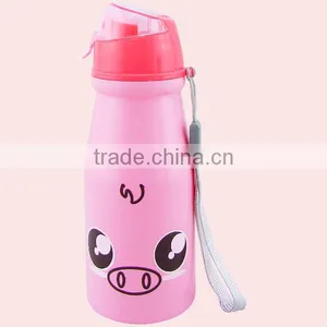 450ML Carton Plastic Sport Water Bottle With Straw thumbnail-3