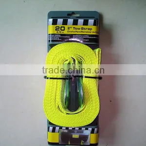Towing Strap With Hooks - Car Tow Strap - 5 TON 6 TON 7 TON 8 TON 9 TON 10 TON - TS50W60X4.6HA thumbnail-2