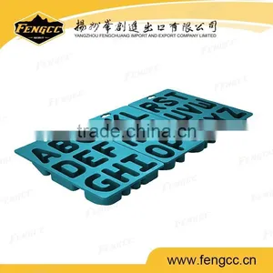 Alphabet Silicone Cake Decorating Moulds, Letters Chocolate Mold thumbnail-1