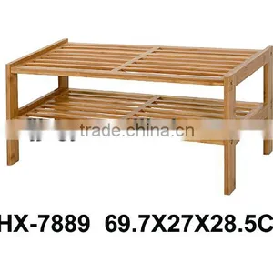 2015 Cheap Hot Selling Wooden Bamboo Shoe Racks thumbnail-4