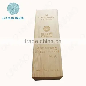 Recycle Unfinished Pine Wooden Gift Boxes for Wine Bottles in China thumbnail-6