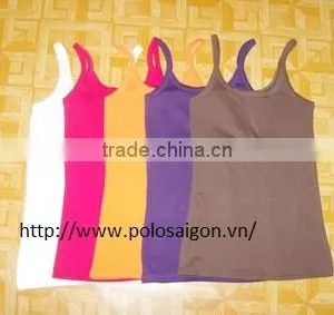 Wholesale Women Tank Top, 100% Cotton thumbnail-2