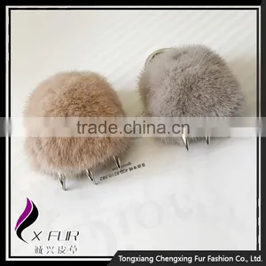 CX-R-54 Hot Selling Fashion Wholesale Mink Fur Bag Charm Lucky thumbnail-5
