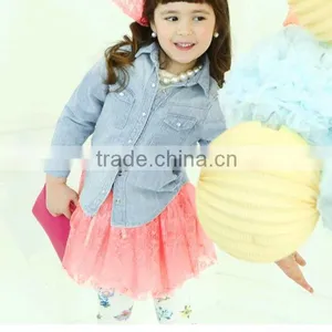 Newest Style Autumn/spring Season Children Young Girls Jean Coat thumbnail-2