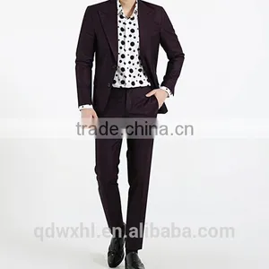 2017 High Quality Latest Design Bespoke Men Wedding Suits for Groom thumbnail-3