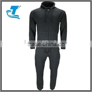 Hot Selling Fleece Hoodie Jogger Pants Mens Gym Tracksuit Sets thumbnail-1