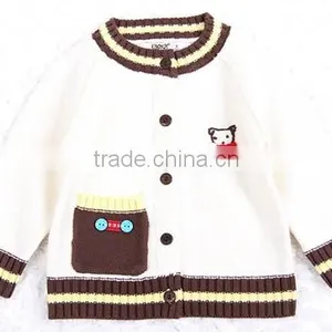 Trim Contrast Latest New Style Raglan Cardigan Sweater thumbnail-2