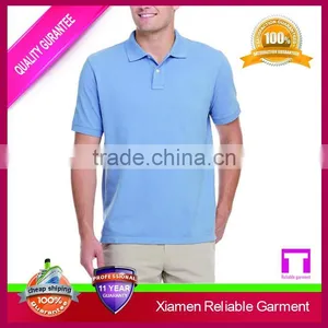 Man's Uniform Design Double Mercerized Cotton Sport Polo Shirt thumbnail-6