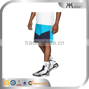 Mens Polyester Basketball Shorts Without Pocket Sports Shorts for Men thumbnail-3