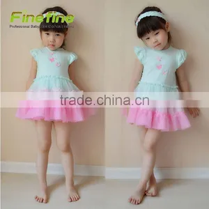 Lovely Patern Baby Clothes Cute Baby Romper With Dress thumbnail-2