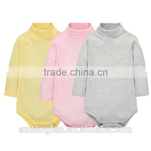 Color Customized Baby Clothing 2016 Newborn Carters Baby Jumpsuit Long Sleeve Infant Turn-down Collar Romper thumbnail-1