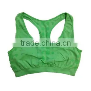 Jacquard Seamless Sport Racerback Tank Top With Removeable Pad thumbnail-1