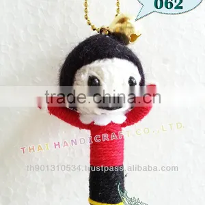 Handmade Keychains Keyrings Voodoo Doll String Accessories Bag Gifts thumbnail-1