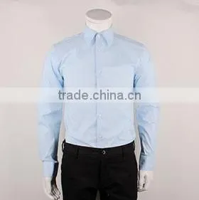 Premium Breathable Elegant New Fashion Men's Blue Formal Suit Shirt thumbnail-1