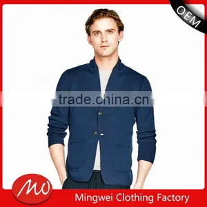 Hot Selling Cool Blue Pocket Button Cardigan Jacket Clothes Men With Best Prices thumbnail-1