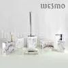 Abrasion Resistance 6 Piece Fashionable Polyresin Bathroom Sets thumbnail-1