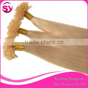 Factory Price Ombre u Tip Hair Extension, Prebonded U Tip Hair, Keratin U Tip Hair Extension thumbnail-1